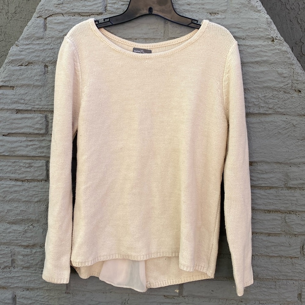 Market and Spruce Zip Back Sweater